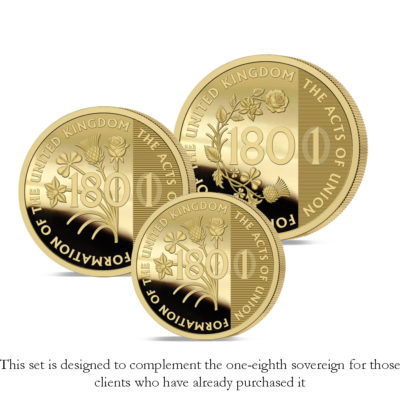 The 2025 Anniversary of the United Kingdom Gold Prestige Infill Sovereign Set