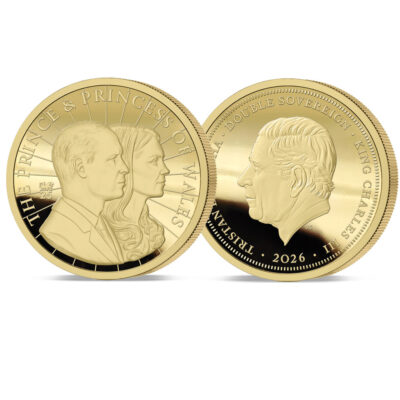 The 2026 William and Catherine 25th Anniversary Gold Double Sovereign