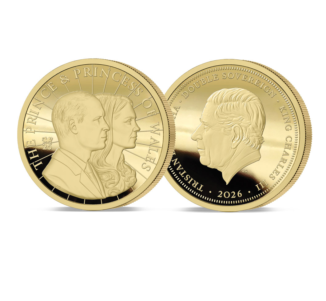 The 2026 William and Catherine 25th Anniversary Gold Double Sovereign