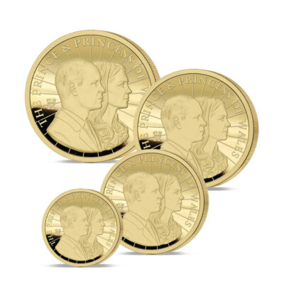 The 2026 William and Catherine 25th Anniversary Gold Prestige Sovereign Set