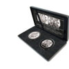 The Tribute to Queen Elizabeth II Two Coin Silver Set