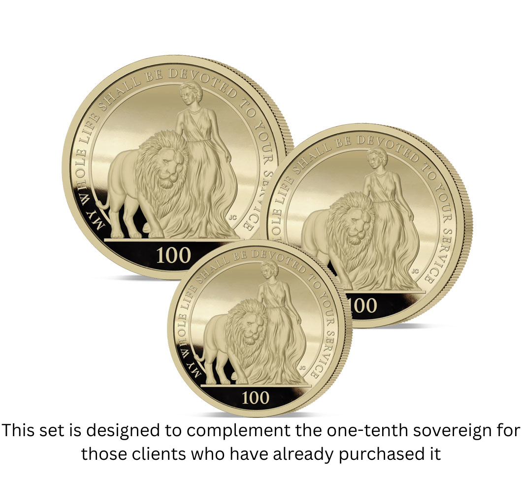The 2026 Queen Elizabeth II and the Lion Platinum-Gold Prestige Infill Sovereign Set