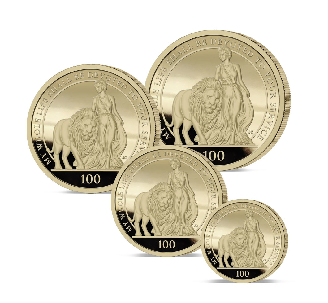 The 2026 Queen Elizabeth II and the Lion Platinum-Gold Prestige Sovereign Set